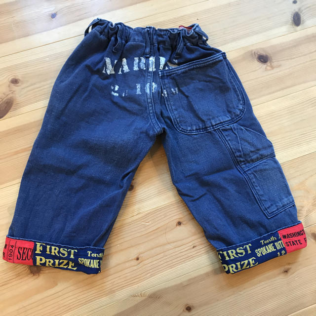 DENIM DUNGAREE(デニムダンガリー)のデニム&ダンガリー ネイビーパンツ110 キッズ/ベビー/マタニティのキッズ服男の子用(90cm~)(その他)の商品写真