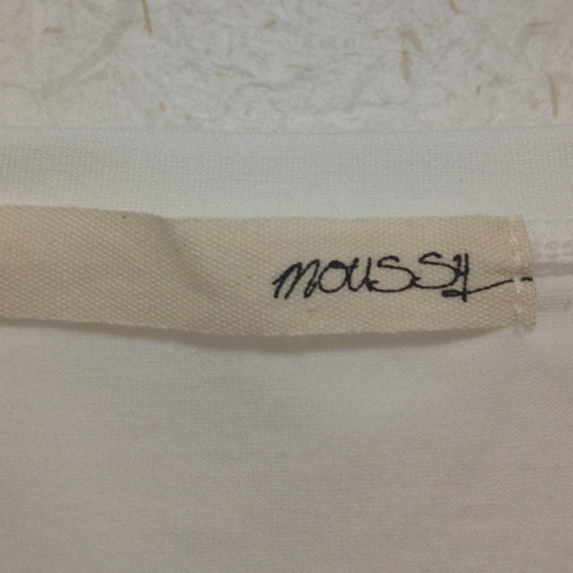 moussy(マウジー)のmoussy 無地半袖Tシャツ レディースのトップス(Tシャツ(半袖/袖なし))の商品写真