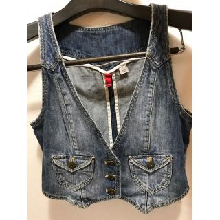 リーバイス(Levi's)のH&M デニムベスト ジーンズベスト 美品(ベスト/ジレ)