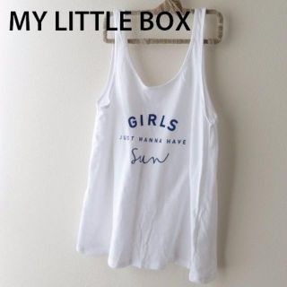 ポールアンドジョー(PAUL & JOE)のMY LITTLE BOX マイリトルボックス タンクトップ インド綿(タンクトップ)