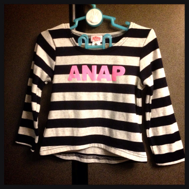 ANAP Kids(アナップキッズ)のANAPKIDS♡ロゴ☆ロンT レディースのトップス(Tシャツ(長袖/七分))の商品写真