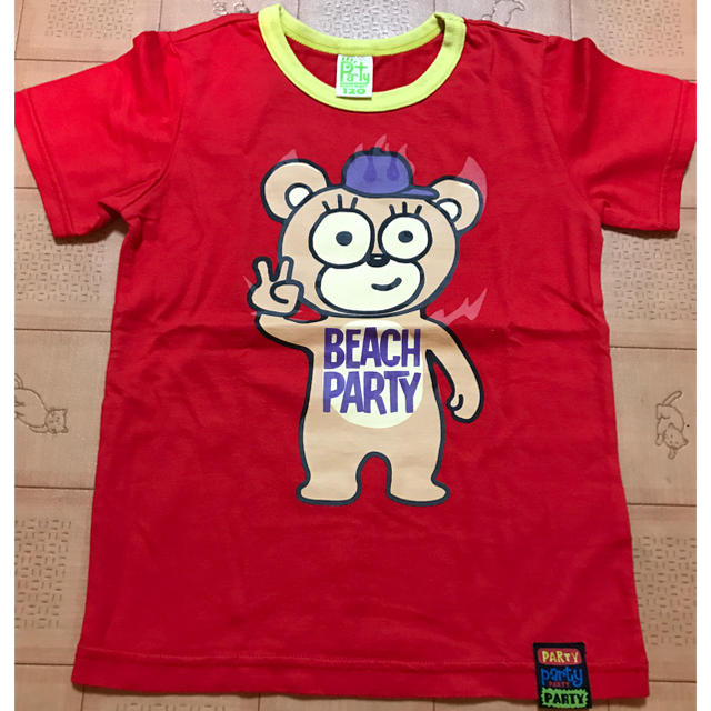 PARTYPARTY(パーティーパーティー)のPartyParty 新品未使用 120cm 半袖Tシャツ キッズ/ベビー/マタニティのキッズ服男の子用(90cm~)(Tシャツ/カットソー)の商品写真