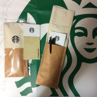 スターバックスコーヒー(Starbucks Coffee)の【韓国スタバ】ペンケースと同柄のメモ(40枚)のセット(限定発売品)(ペンケース/筆箱)