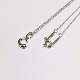 TIFFANY ティファニー K18YG イニシャル V ネックレス 2.6g【ブランドジュエリー】ry