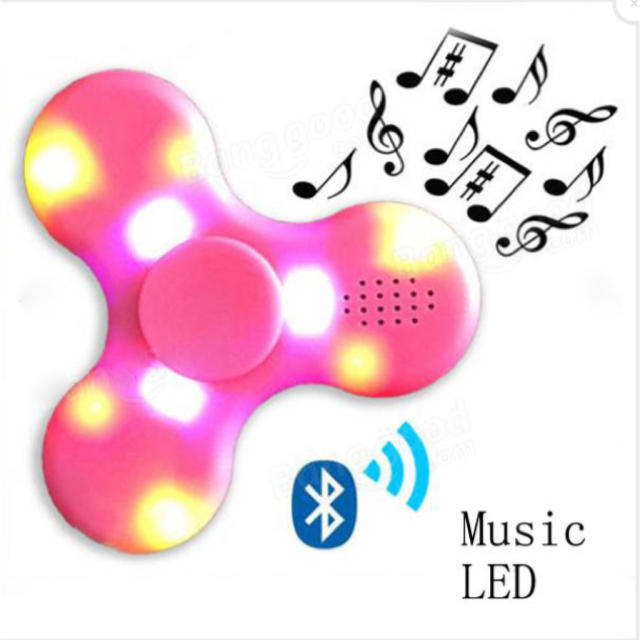 【shiori❤︎様専用ページ】Bluetoothサウンド LEDハンドスピナー エンタメ/ホビーのおもちゃ/ぬいぐるみ(その他)の商品写真