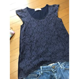 トランテアンソンドゥモード(31 Sons de mode)の【700円SALE♡】31 Sons de mode レースカットソー❤︎(カットソー(半袖/袖なし))