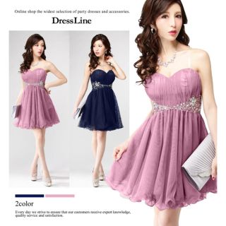 デイジーストア(dazzy store)のキャバドレス ミニ dressline ドレスライン(ナイトドレス)