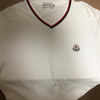 モンクレール(MONCLER)のMONCLER 白いTシャツ(Tシャツ/カットソー(半袖/袖なし))