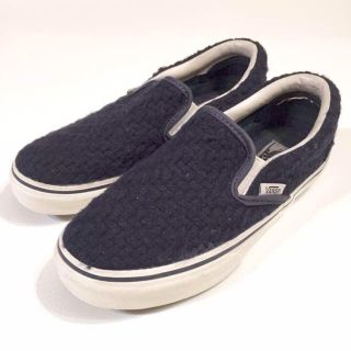 ヴァンズ(VANS)の美品22VANS SRIP-ON  ヴァンズ スリッポン セーター 172(スニーカー)