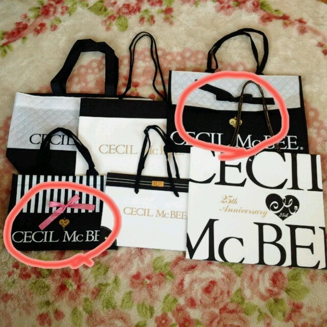 CECIL McBEE(セシルマクビー)のセシルマクビーショッパー レディースのバッグ(ショップ袋)の商品写真