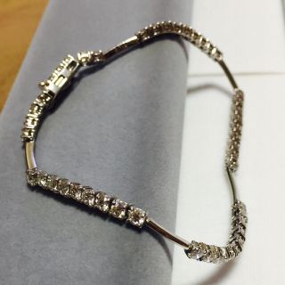 デビアス(DE BEERS)のルル様 ダイヤモンド ラインブレスレット テニスブレス 3CT 極美品 DTC(ブレスレット/バングル)