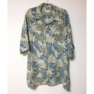 コムデギャルソン(COMME des GARCONS)の【USED】希少 blue beige rayon big alohashirt(シャツ)