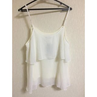 アベイル(Avail)のひー。様専用   2段 シフォン キャミソール (キャミソール)