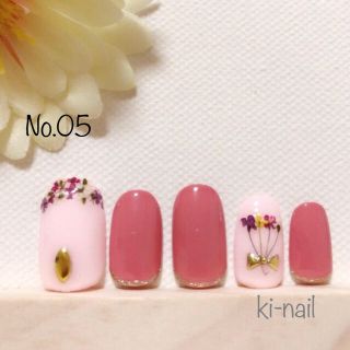 ガーリーなフラワーnail    (ki-ma)