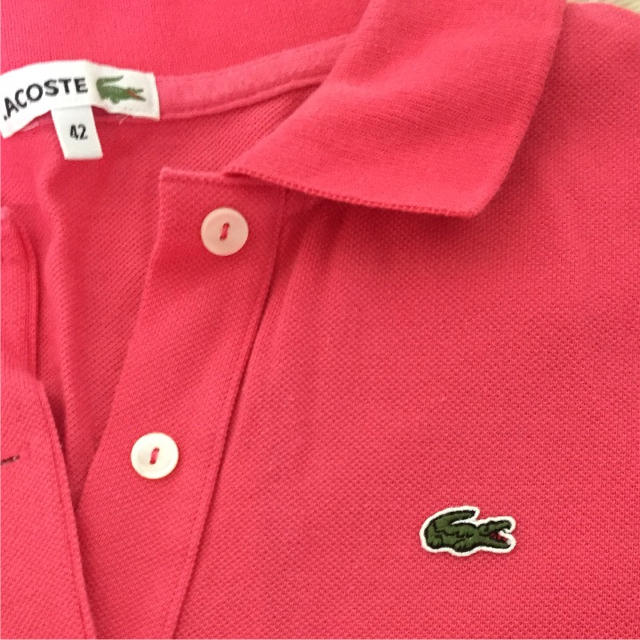 LACOSTE(ラコステ)のラコステ ピンク ポロシャツ レディースのトップス(ポロシャツ)の商品写真