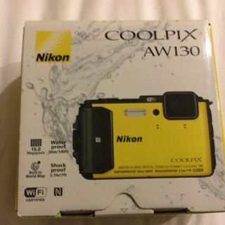 ニコン(Nikon)のNikon デジタルカメラ COOLPIX AW130 イエロー YW(コンパクトデジタルカメラ)