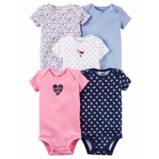 カーターズ(carter's)のcarters カーターズ♪新品18ｍ★半袖ボディースーツ５点♪綿♪(その他)