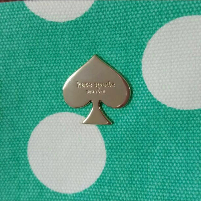 kate spade new york - 美品 ケイトスペード 水玉 ドット グリーン