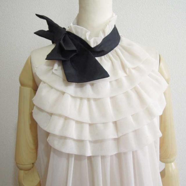 SCOT CLUB(スコットクラブ)の美品！レアノーレ　リボン　ドレス レディースのフォーマル/ドレス(ミディアムドレス)の商品写真
