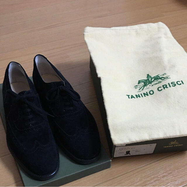 TANINO CRISCI(タニノクリスチー)のおはな様専用 最終値下げ‼️TANINO CRISCI メンズスエード革靴 メンズの靴/シューズ(スリッポン/モカシン)の商品写真