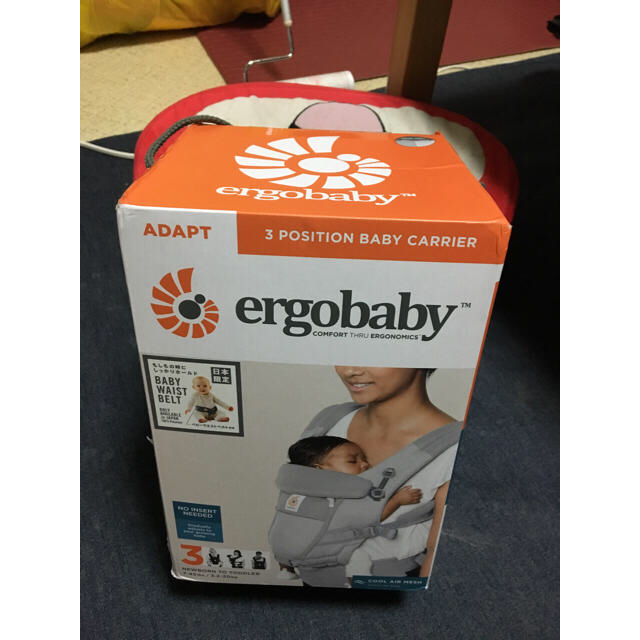 Ergobaby(エルゴベビー)のエルゴ アダプト メッシュ  キッズ/ベビー/マタニティの外出/移動用品(抱っこひも/おんぶひも)の商品写真