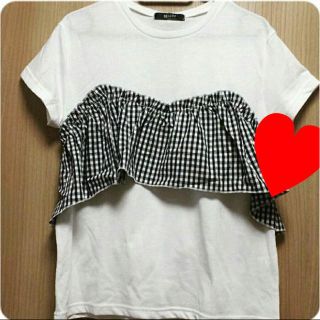 シマムラ(しまむら)のギンガムチェック ビスチェ しまむら M(Tシャツ(半袖/袖なし))