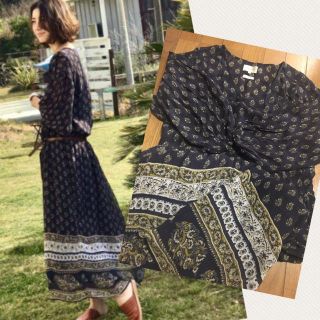 トゥデイフル(TODAYFUL)のtodayful Georgette Pattern Dress(ロングワンピース/マキシワンピース)