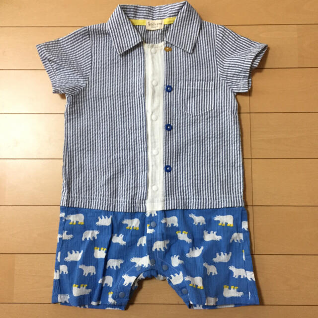 kid’s zoo(キッズズー)のkids zoo  ロンパース 80 キッズ/ベビー/マタニティのベビー服(~85cm)(ロンパース)の商品写真