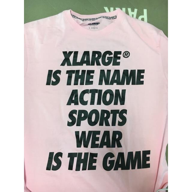 XLARGE(エクストララージ)のエクストララージ ピンク Tシャツ メンズのトップス(Tシャツ/カットソー(半袖/袖なし))の商品写真