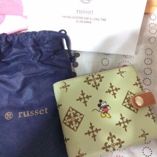 ラシット(Russet)のrusset×ディズニー 2つ折財布♡(財布)