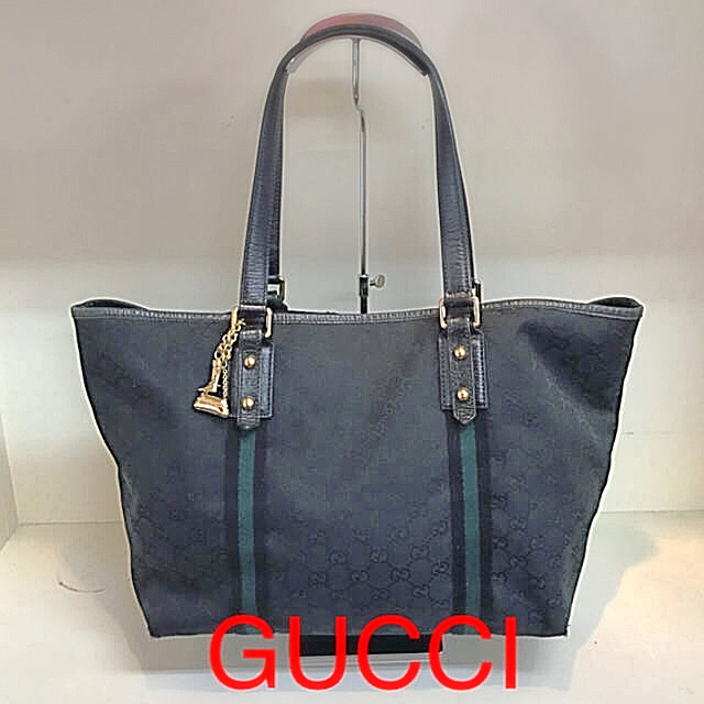 Gucci(グッチ)のグッチ トート ブラック 正規品 レディースのバッグ(トートバッグ)の商品写真
