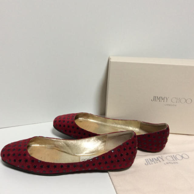 JIMMY CHOO(ジミーチュウ)のジミーチュウ フラットシューズ レディースの靴/シューズ(バレエシューズ)の商品写真