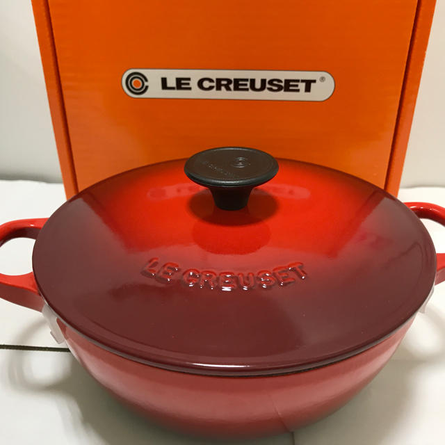 代引不可代引不可ル・クルーゼ LE CREUSET マルミット オレンジ 32cm