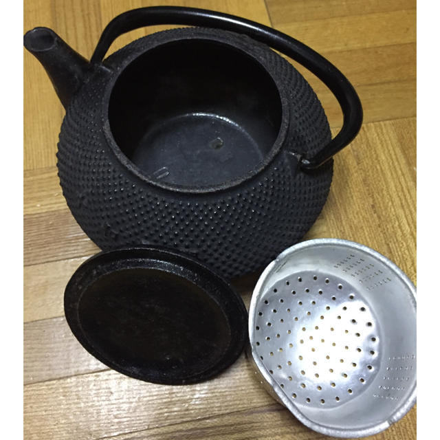 急須 と 急須敷き のセット！ エンタメ/ホビーの美術品/アンティーク(金属工芸)の商品写真