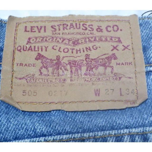 Levi's(リーバイス)の送料込パンジャ様専用90sビンテージUSA定番リーバイス505&B005計2本 メンズのパンツ(デニム/ジーンズ)の商品写真