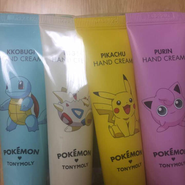 TONY MOLY(トニーモリー)のトニーモリー（TONYMOLY） ポケモン ハンドクリーム 全種類8本セット コスメ/美容のボディケア(ハンドクリーム)の商品写真