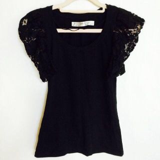 ザラ(ZARA)の肩レース(Tシャツ(半袖/袖なし))