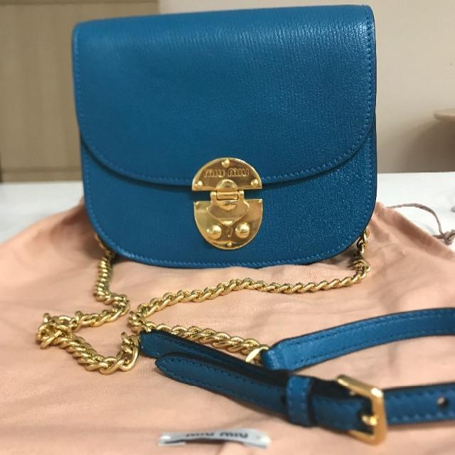 今日まで最終値下げ！未使用miumiuショルダーバッグ