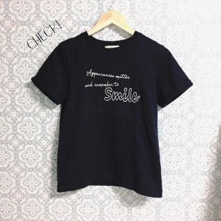 ミラオーウェン(Mila Owen)の【Mila Owen】メッセージ刺繍Tシャツ(Tシャツ(半袖/袖なし))