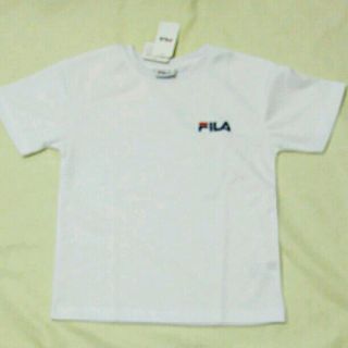 フィラ(FILA)の《新品タグ付》FILA☆半袖ホワイトTシャツ 130㎝(Tシャツ/カットソー)