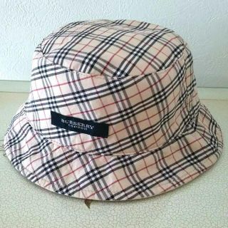 バーバリー(BURBERRY)の乙ちゃんママ様 ご専用 バーバリーBURBERRYノバチェックの帽子 ベージュ系(帽子)