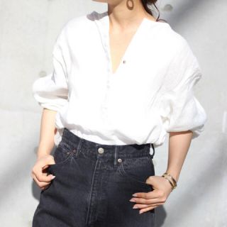 スピックアンドスパン(Spick & Span)のSpick and Span 60/- LINEN プルオーバー◆(シャツ/ブラウス(長袖/七分))