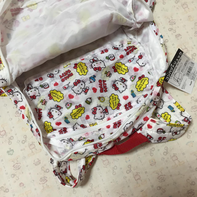 サンリオ(サンリオ)のハローキティ★コンパクトリュック レディースのバッグ(リュック/バックパック)の商品写真