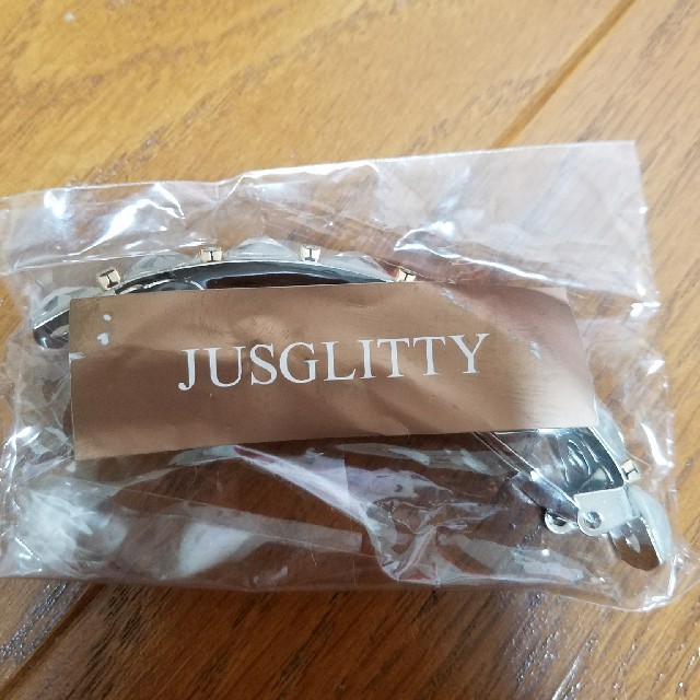 JUSGLITTY(ジャスグリッティー)の新品！ジャスグリッティー　バレッタ レディースのヘアアクセサリー(バレッタ/ヘアクリップ)の商品写真