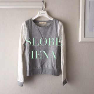 スローブイエナ(SLOBE IENA)のSLOBE IENA レーススェットカットソー(カットソー(長袖/七分))