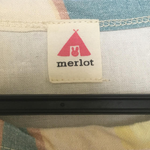 merlot(メルロー)のmerlot  パン柄ワンピース(青) レディースのワンピース(ひざ丈ワンピース)の商品写真