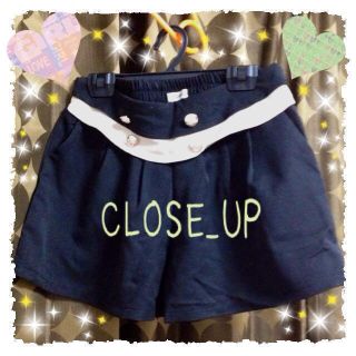 クローズアップ(CLOSE-UP)のウエストがポイント♡ショーパン(ショートパンツ)