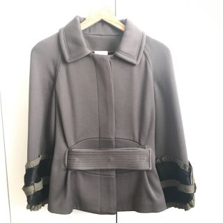 ニナリッチ(NINA RICCI)のNINA RICCI ニナリッチ  ウールコート  カーキ  34サイズ 美品(その他)