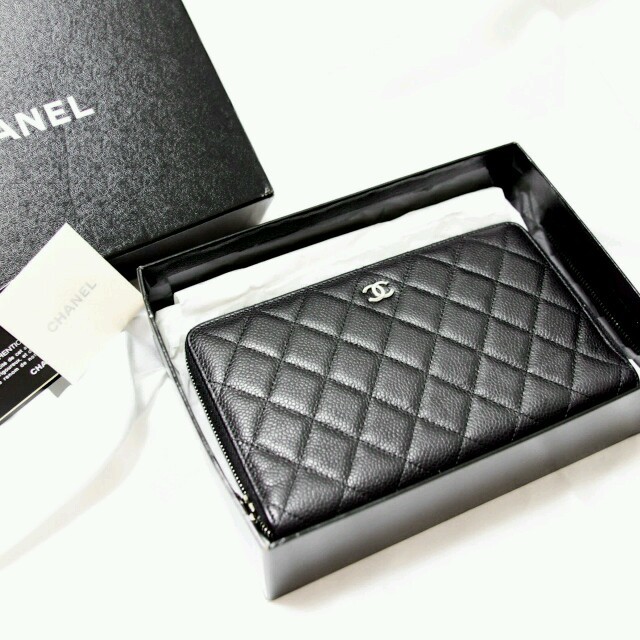 最安 CHANEL - オーガナイザー 長財布 CHANEL☆キャビアスキン 財布