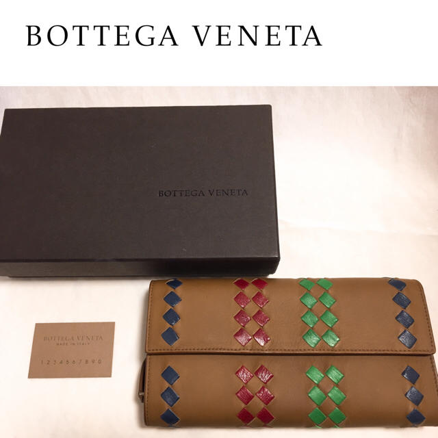 ボッテガヴェネタ長財布☆未使用箱ギャランティ付き☆BOTTEGA VENETA